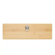  Set accesorii vin, 5 piese, 2509E14373, Everestus, 36x11.5x11.5 cm, Bambus, Otel, Natur