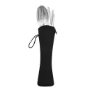 Set tacamuri, Everestus, 2601E12728, 21.5x7 cm, Otel, Nylon, Argintiu