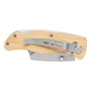 Cutter cu lama schimbabila, 2401E14324, Everestus, 15.5x3x1.1 cm, Bambus, Otel, Maro