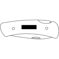   Briceag 2401E14299, Everestus, 17x3x0.9 cm, Bambus, Otel, Maro