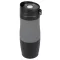 Cana termos perete dublu 380 ml, negru, gri, Everestus, CT02GM, otel inoxidabil, silicon, plastic