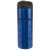 Cana de voiaj 400 ml, inel decorativ de cauciuc, Everestus, EE01, otel inoxidabil, plastic, albastru