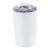 Cana de calatorie 350 ml, perete dublu, alb, Everestus, CC01BR, otel inoxidabil, silicon, plastic