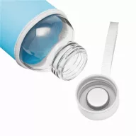   Sticla Glass TAKE WELL, sticla, otel inoxidabil, transparent, albastru