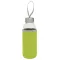 Sticla Glass TAKE WELL, sticla, otel inoxidabil, transparent, verde