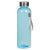Sticla de apa 550 ml, cu agatatoare, Everestus, 20FEB0026, Plastic, Otel, Nylon, Albastru