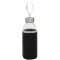 Sticla sport pentru apa, 450 ml, ⌀6,5 x 18,5 cm, Everestus, 20SEP0940, Sticla, Otel, Argintiu, Negru