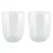 Set 2 pahare 300 ml termorezistente, Everestus, 20FEB0032, Sticla, Argintiu