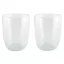 Set 2 pahare 300 ml termorezistente, Everestus, 20FEB0032, Sticla, Argintiu