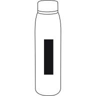   Termos, Everestus, 18SEP4311, 750 ml,  Ø7.4x26.5 cm, Otel, Plastic, Silicon, Negru