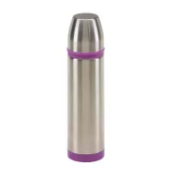   Termos 500 ml, violet si argintiu, Everestus, TE09KM, otel inoxidabil, plastic