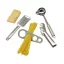 Set pentru facut spaghete, argintiu, Everestus, UB01AE, otel inoxidabil