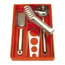 Set pentru facut spaghete, argintiu, Everestus, UB01AE, otel inoxidabil