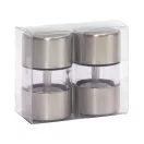 Set rasnite sare si piper, otel inoxidabil, plastic, ceramica, Everestus, SP06SF, argintiu