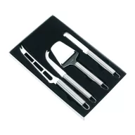   Set 4 ustensile pentru branza, Everestus, CEE01, otel inoxidabil, argintiu