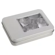   Set 6 forme de prajituri, Everestus, CBE01, otel inoxidabil, argintiu