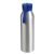 Sticla de apa 650 ml, cu agatatoare, Everestus, 20FEB0066, Aluminiu, Plastic, Silicon, Albastru