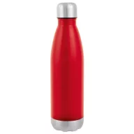   Termos cu perete dublu, Everestus, 21OCT1401, 500 ml, Ø7 x 26 cm, Otel, Rosu, Argintiu