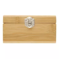   Cutie ceaiuri cu 4 compartimente, 2410E25391, Everestus, 14 x 14 x 7.5 cm, Bambus, Maro