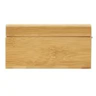   Cutie ceaiuri cu 4 compartimente, 2410E25391, Everestus, 14 x 14 x 7.5 cm, Bambus, Maro