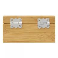   Cutie ceaiuri cu 4 compartimente, 2410E25391, Everestus, 14 x 14 x 7.5 cm, Bambus, Maro