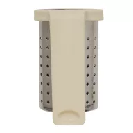   Infuzor de ceai, Everestus, 2601E12578, 4x3.7x6 cm, Otel, Plastic, Bej