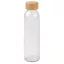 Sticla sport pentru apa, 500 ml, ⌀6,2 x 23 cm, Everestus, 20SEP0938, Sticla, Bambus, Maro, Transparent
