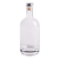   Sticla de apa sport, Everestus, 22FEB1335, 750 ml, Ø9.4x23.5 cm, Sticla, Plastic, Silicon, Transparent