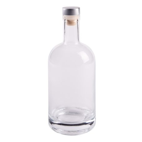 Sticla de apa sport, Everestus, 22FEB1335, 750 ml, Ø9.4x23.5 cm, Sticla, Plastic, Silicon, Transparent