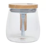   Cana electronica cu amestecare automata, Everestus, 2610E19402, 400 ml, Ø8.3x10.5 cm, Sticla, Plastic, Transparent