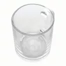 Cana 330 ml, 2401E14310, Everestus, Ø8x9.5 cm, Sticla, Bambus, Transparent
