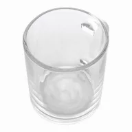   Cana 330 ml, 2401E14310, Everestus, Ø8x9.5 cm, Sticla, Bambus, Transparent