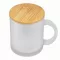Cana 330 ml, 2401E14311, Everestus, Ø8x9.5 cm, Sticla, Bambus, Transparent