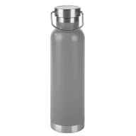   Termos, Everestus, 22FEB1224, 650 ml, Ø7.3x26 cm, Otel, Plastic, Silicon, Gri