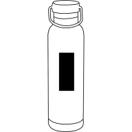   Termos, Everestus, 22FEB1225, 650 ml, Ø7.3x26 cm, Otel, Plastic, Silicon, Verde