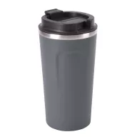   Cana termos, Everestus, 18SEP4227, 500 ml,  Ø9x17 cm, Otel, Plastic, Silicon, Gri