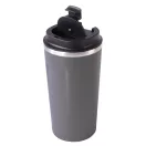 Cana termos, Everestus, 18SEP4227, 500 ml,  Ø9x17 cm, Otel, Plastic, Silicon, Gri