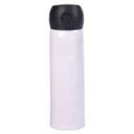   Termos, Everestus, 22FEB1237, 400 ml, Ø6.5x22 cm, Otel, Plastic, Silicon, Alb