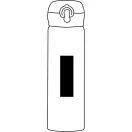 Termos, Everestus, 22FEB1238, 400 ml, Ø6.5x22 cm, Otel, Plastic, Silicon, Argintiu