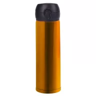   Termos, Everestus, 22FEB1242, 400 ml, Ø6.5x22 cm, Otel, Plastic, Silicon, Portocaliu