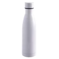   Sticla termoizolanta, Everestus, 22FEB1337, 500 ml, Ø6.5x22 cm, Otel, Plastic, Silicon, Alb
