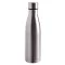 Sticla termoizolanta, Everestus, 22FEB1338, 500 ml, Ø6.5x22 cm, Otel, Plastic, Silicon, Argintiu