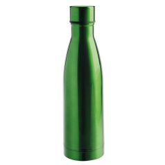   Sticla de apa sport, Everestus, 22FEB1341, 500 ml, Ø6.5x22 cm, Otel, Plastic, Silicon, Verde
