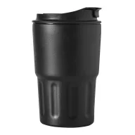   Cana termos, 400 ml, 2502E16290, Everestus, Ø8.8 x 14.7 cm, Otel, Negru