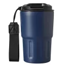 Cana termos, 400 ml, 2502E16291, Everestus, Ø8.8 x 14.7 cm, Otel, Bleumarin