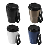   Cana termos, 400 ml, 2502E16293, Everestus, Ø8.8 x 14.7 cm, Otel, Gri antracit