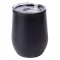Cana termos, Everestus, 18SEP4221, 300 ml,  Ø8.8x11.2 cm, Otel, Plastic, Silicon, Negru