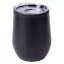Cana termos, Everestus, 18SEP4221, 300 ml,  Ø8.8x11.2 cm, Otel, Plastic, Silicon, Negru
