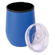   Cana termos, Everestus, 18SEP4224, 300 ml,  Ø8.8x11.2 cm, Otel, Plastic, Silicon, Albastru