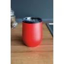 Cana termos, Everestus, 18SEP4225, 300 ml,  Ø8.8x11.2 cm, Otel, Plastic, Silicon, Rosu